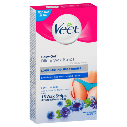 veet wax strips bikini 16 p