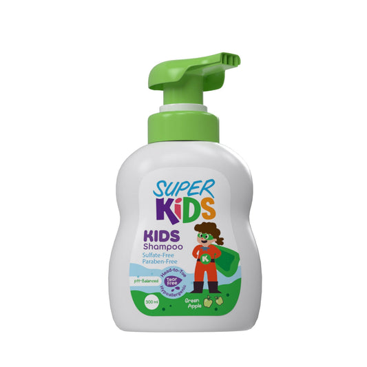super kids shampoo green apple 300 ml
