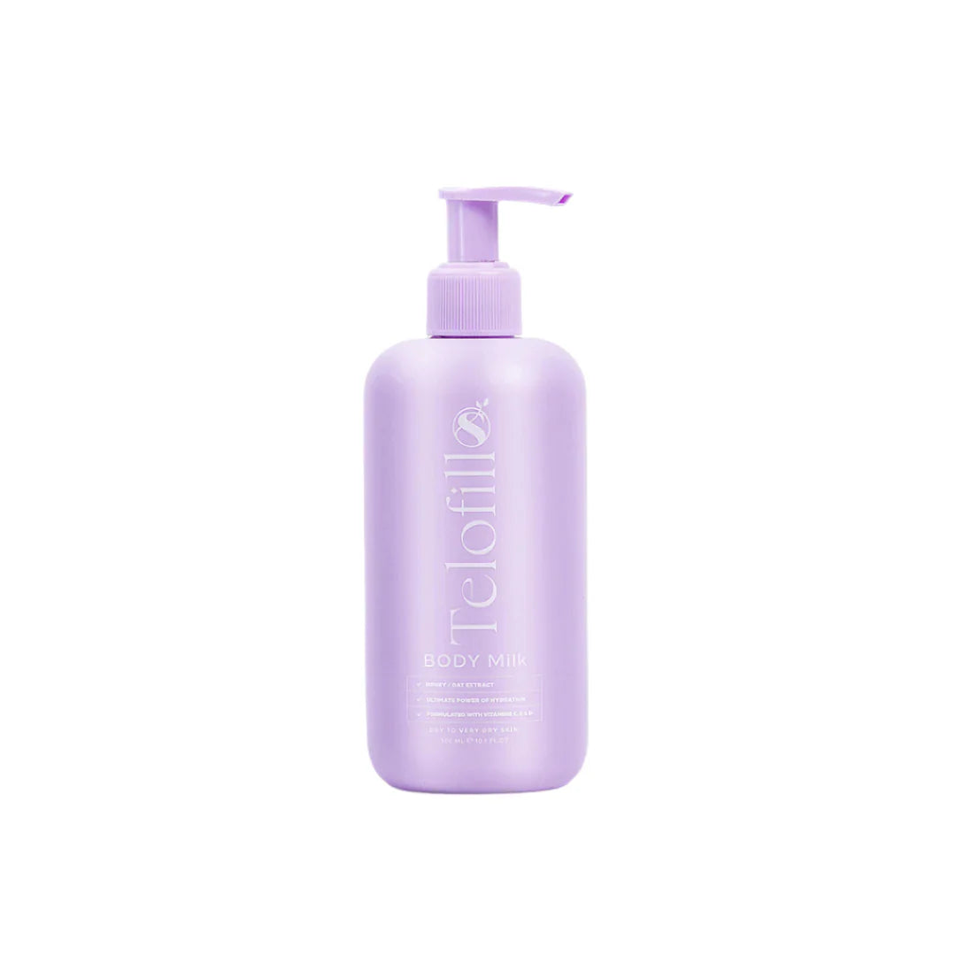 telofill body milk rose vanilla 300 ml