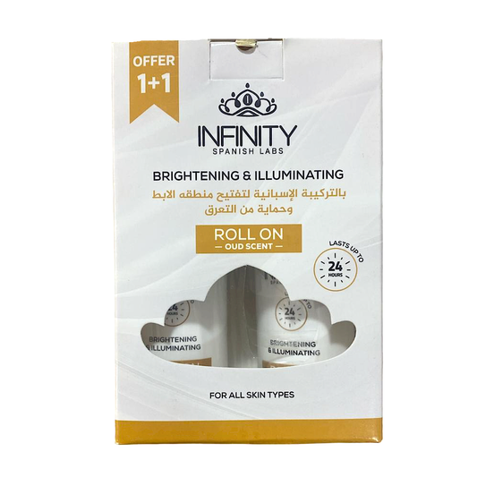 infinity whitening roll on offer 1+1 80 ml