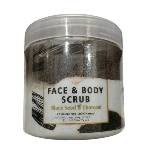 bio soft scrub black seed & charcoal