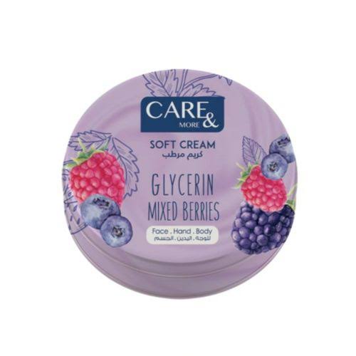 care & more soft cream mixed berries 75 ml