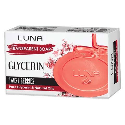 luna transparent soap glyverin twist berries 100 gm