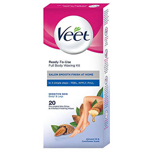 veet wax strips body sensitive skin