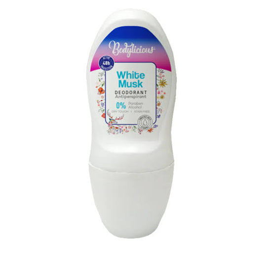 bodylicious roll on white musk 50 ml