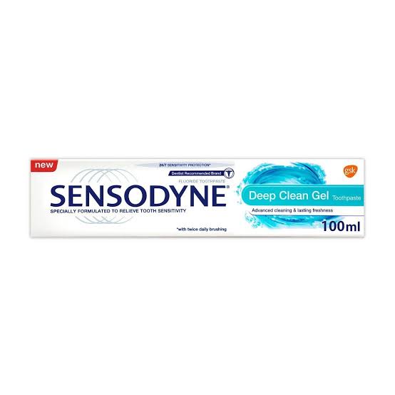 sensodyne deep clean gel 100 ml