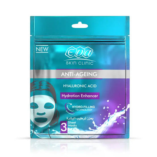 eva hyaluronic sheet mask 3p