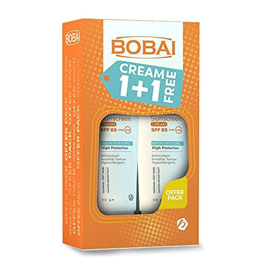 bobai sunscreen cream 1+1