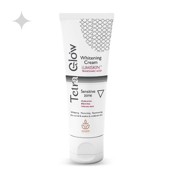 tetra glow whitening cream sensitive zone 50 ml