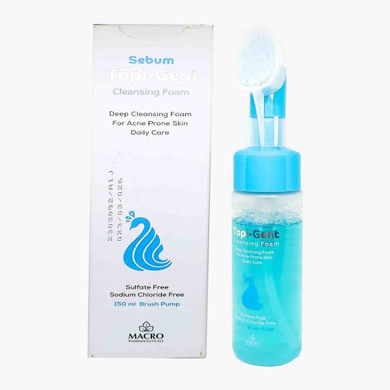 topi gent sebum cleansing foam 150 ml
