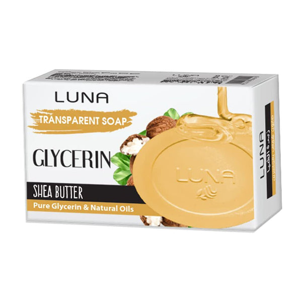 luna transparent soap glyverin shea butter 100 gm