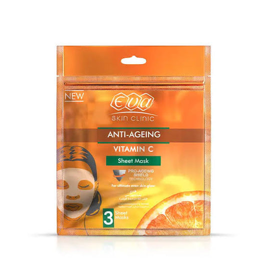 eva vitamin c sheet mask 3p