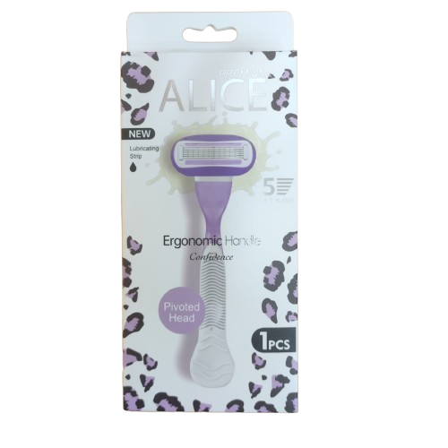 alice ergonomic handle five blades burbel