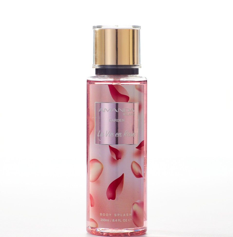 amanda body splash garden la vie en rose