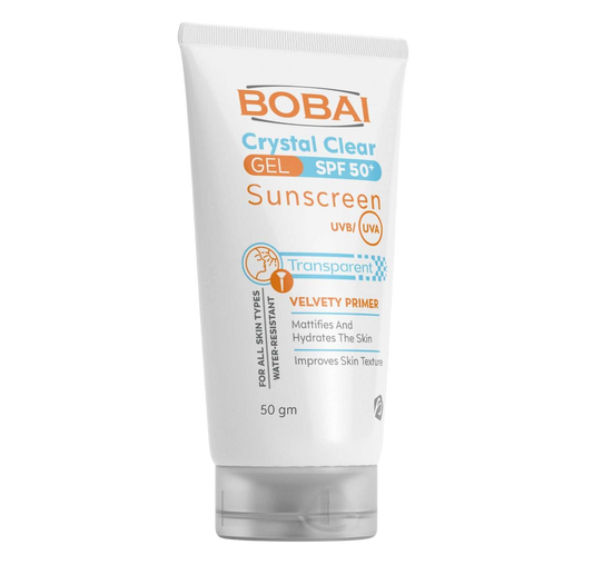 bobai sunscreen crystal clear 50 gm