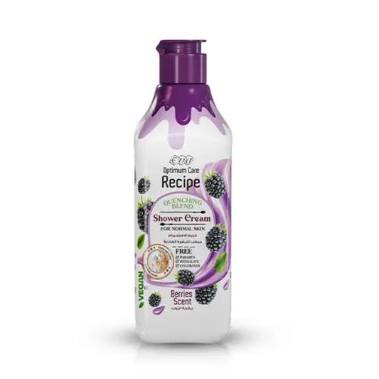 eva recipe shower cream 370 ml berries scent