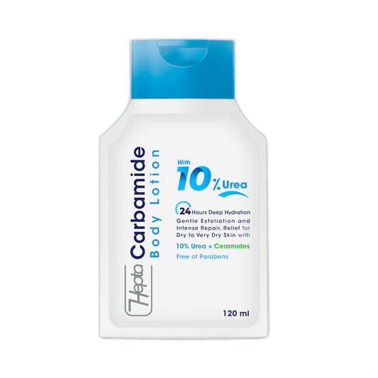 hepta carbamide body lotion 120 ml