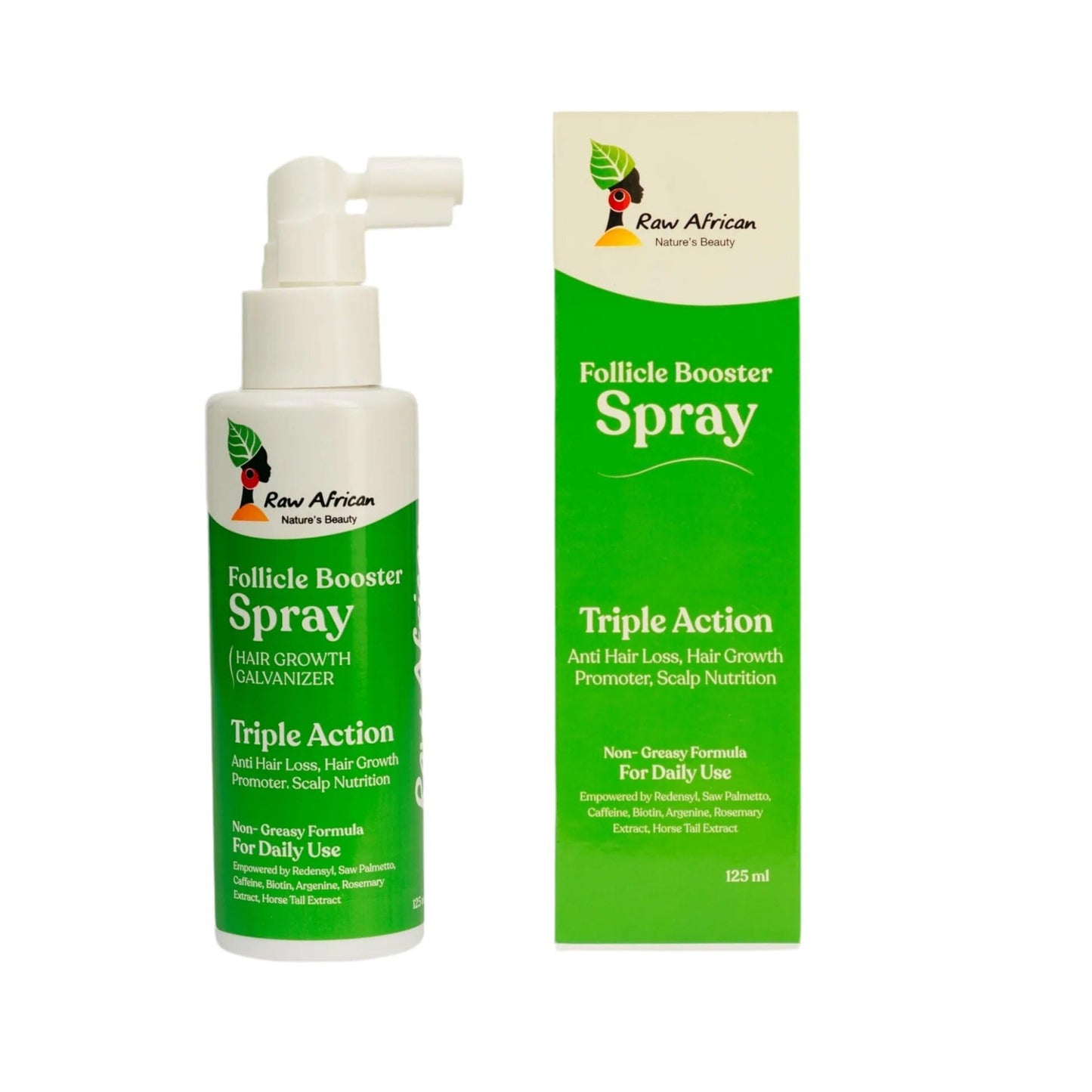raw african follicle spray 125 ml