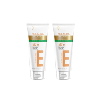 kolagra sunscreen gel cream 50 ml 1+1