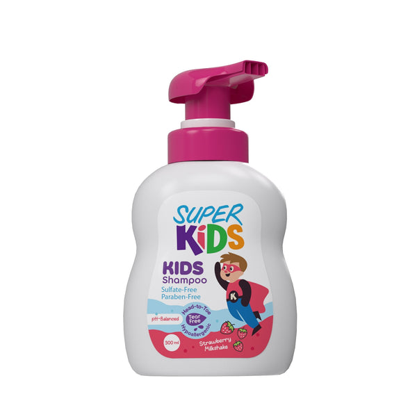 super kids shampoo strawberry milkshake 300 ml