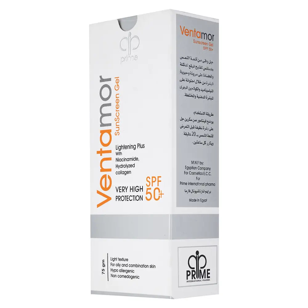 ventamor sunscreen gel 75 gm