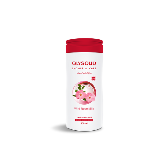glysolid shower wild rose milk 300 ml