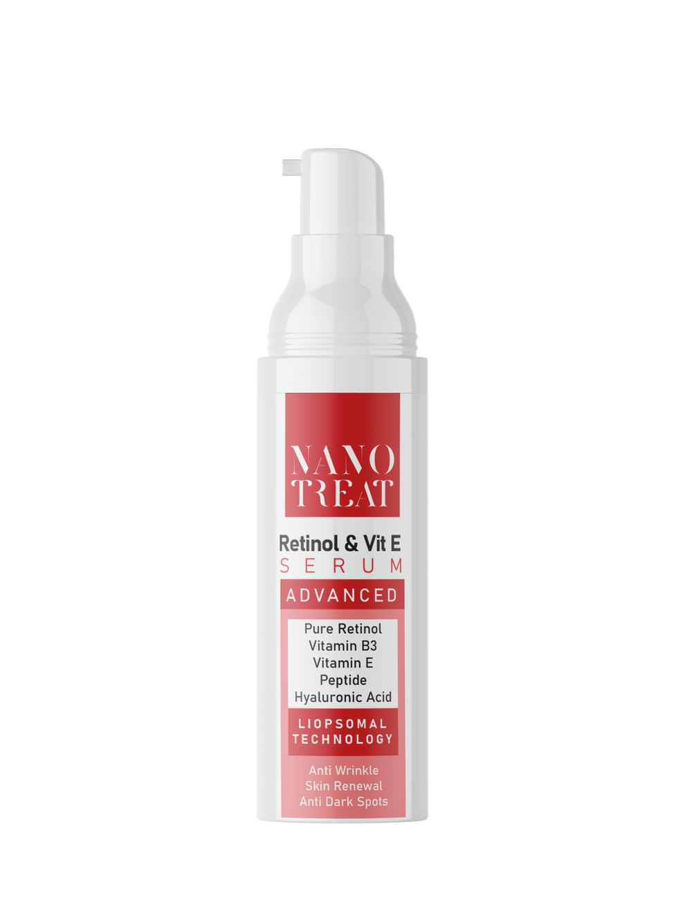 nano treat retinol & vitamin e serum 30 ml