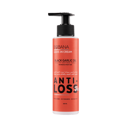 bobana leave in cream black garlic oil 200 ml